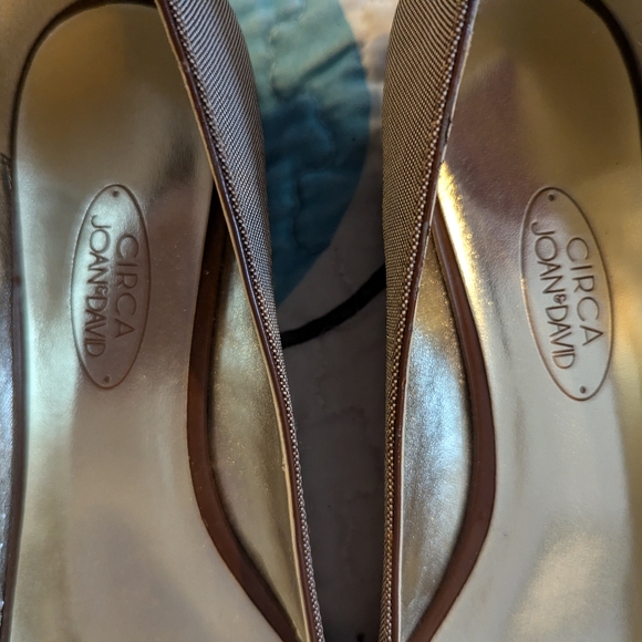 CIRCA Joan & David Women's Fabric Ballet Open Toe Slip On Shoes Flats - Picture 5 of 10